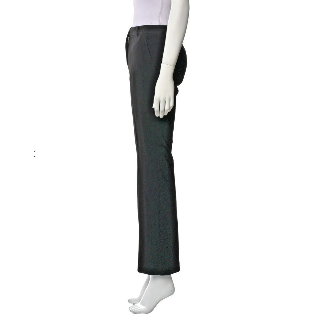 Dolce & Gabbana Pants M Black Straight Leg Mid-Rise
